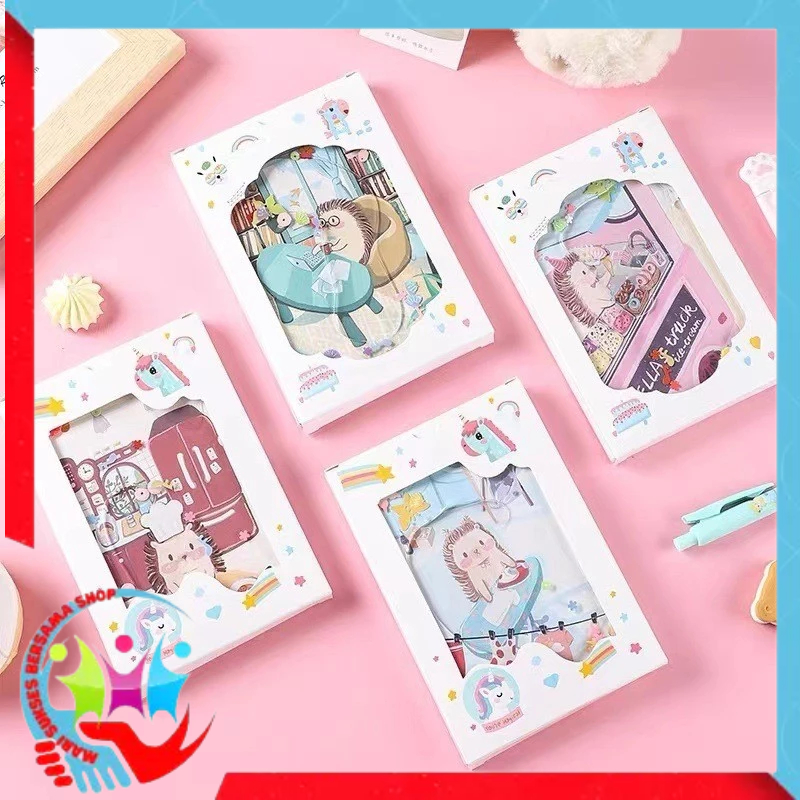 

MSBS Notebook Glitter Motif Kartun Buku Tulis Anak Glitter Karakter Buku Diary Kreatif Untuk Anak Anak