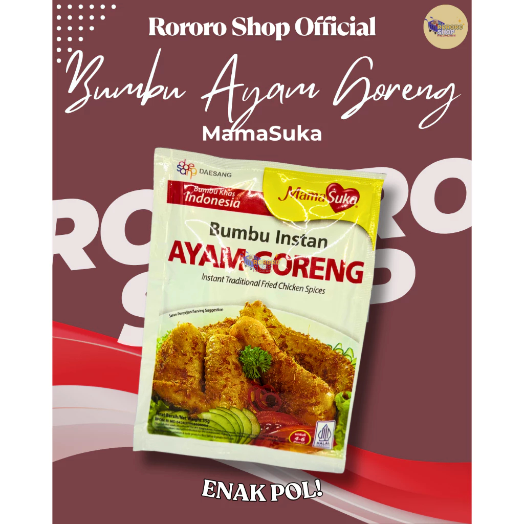 

Bumbu Instant Ayam GORENG MAMASUKA Kuning Masakan 35 gram