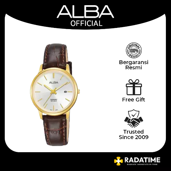 Jam Tangan Wanita Alba Original Gold Garansi AH7R58 X1