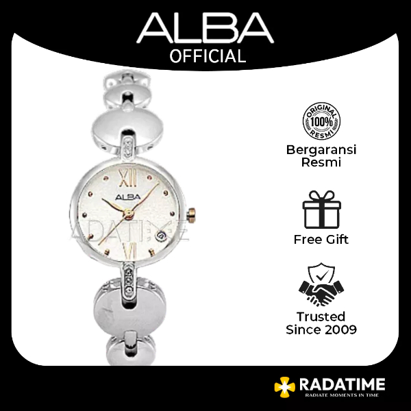 [100% Original-Promo] Alba Wanita 23 mm AH7A75 X1 Jam Tangan Hadiah Kado Kantor Bisnis Ultah