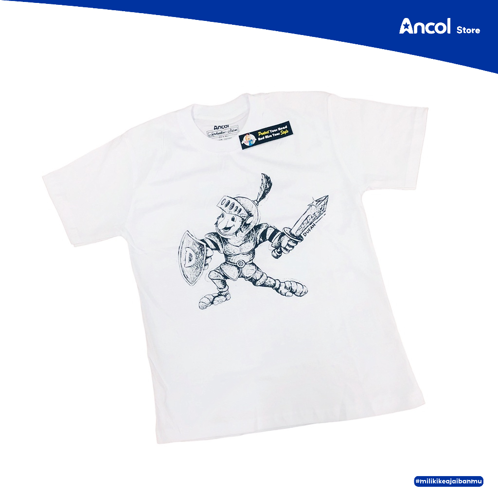Ancol Baju Kaos Anak Karakter Dufan Gladiator | Official Merchandise