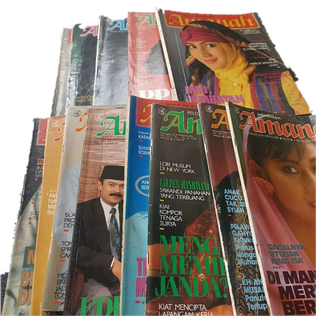 Majalah agama islam populer amanah pelita kehidupan cover ais terkenal