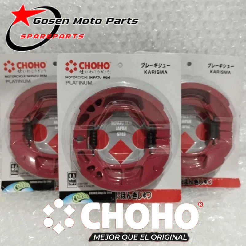 Brake Shoe Kampas Rem Belakang Karisma - Supra X 125 - Supra Fit New Original CHOHO