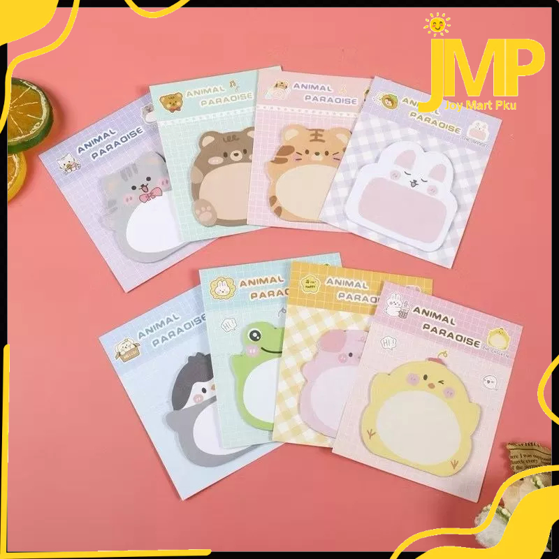 

JMP - Sticky Notes Motif Hewan Tempelan Kertas Catatan Memo Note Karakter Binatang Binatang Mini Book Karakter Animal Lucu / Tempelan Kertas Catatan Motif Hewan Lucu