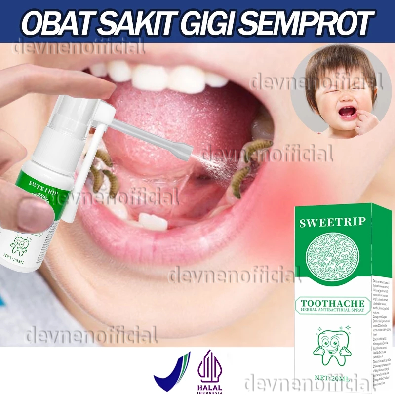 SWEETRIP Obat Sakit Gigi Semprot Odol Sakit Gigi Berlubang Semprot Obat buat gigi berlubang Obat gus