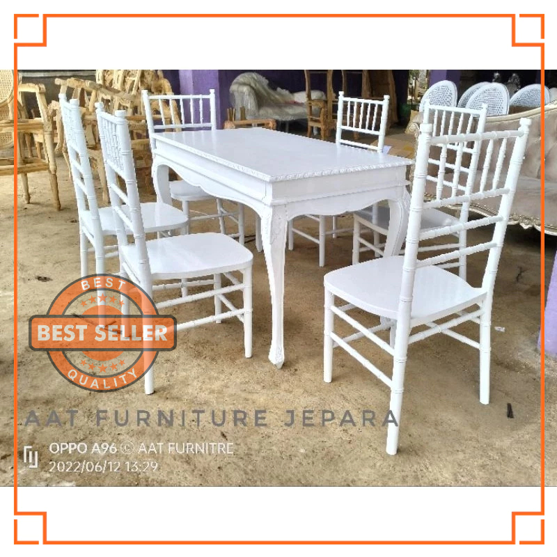 Set Kursi Tifany Cat Duco KURSI AKAD FURNITURE MURAH