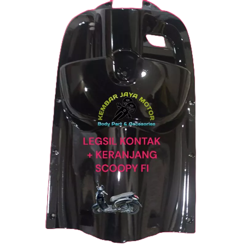 cover inner legsil kontak honda scoopy fi 2013-2015 hitam