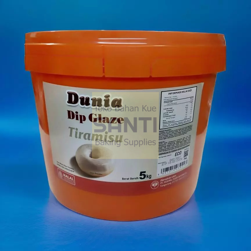 

Dunia | Glaze Dip Glaze ECO Dunia Eco | 5 kg Kemasan Ember