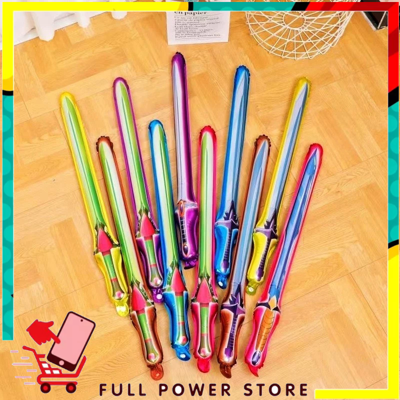 FPS Balon Foil Pedang Panjang Balon Mainan Pedang Balon Foil Mainan Anak Balon Panjang