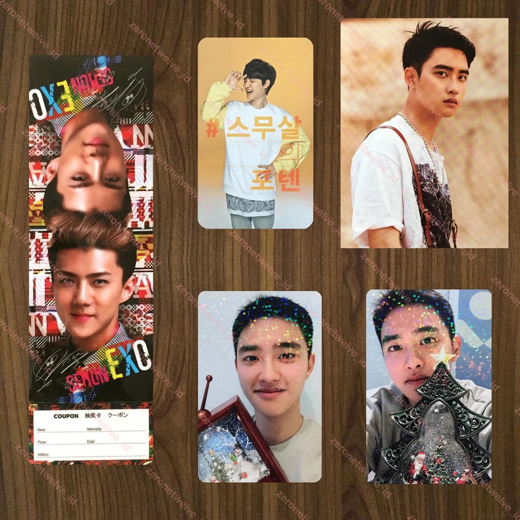 EXO D.O Kyungsoo Sehun Photocard PC lotte wishcard star avenue venue don't mess up my tempo internat
