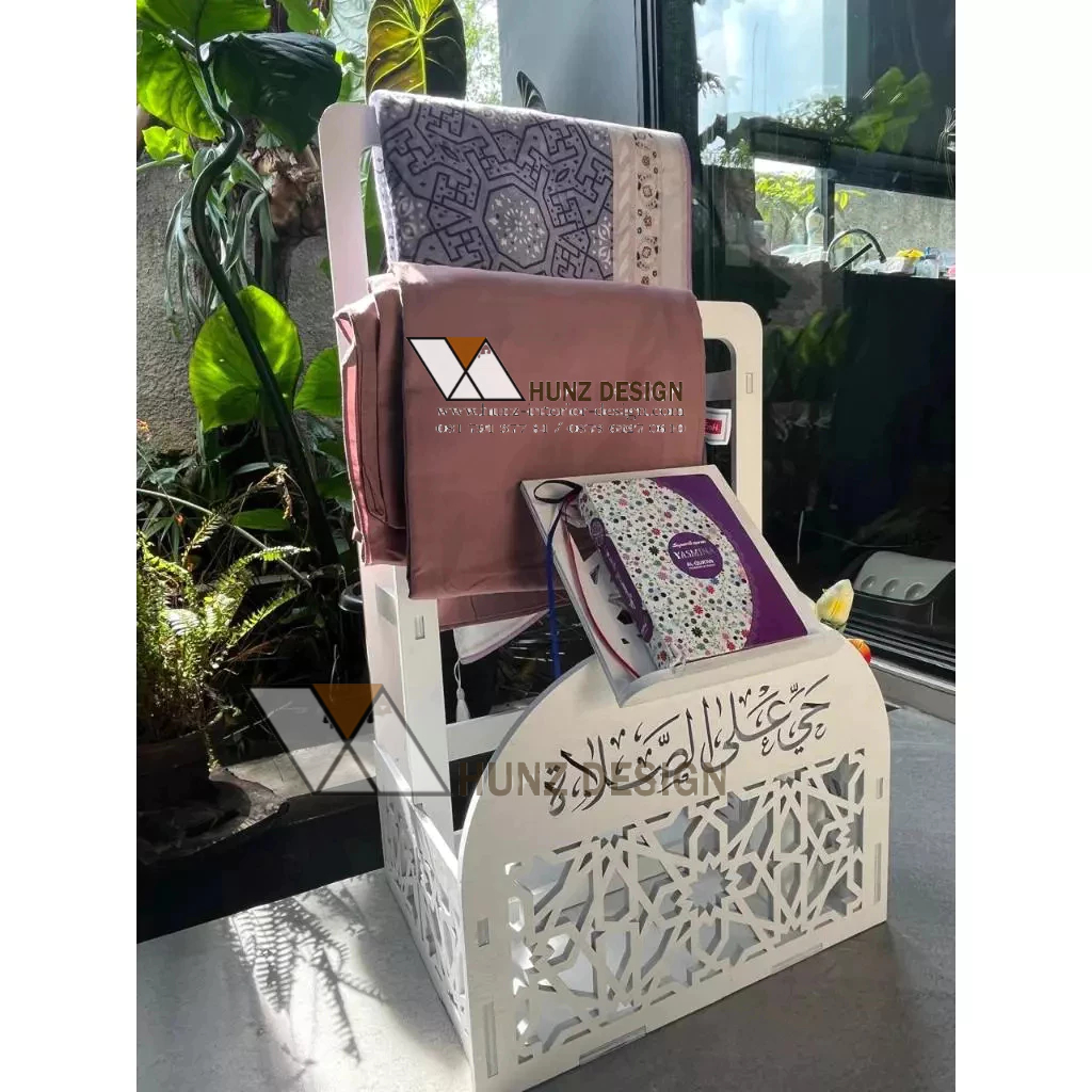 Rak Sajadah, Mukena, Quran Cutting Laser/Rak Aesthetic