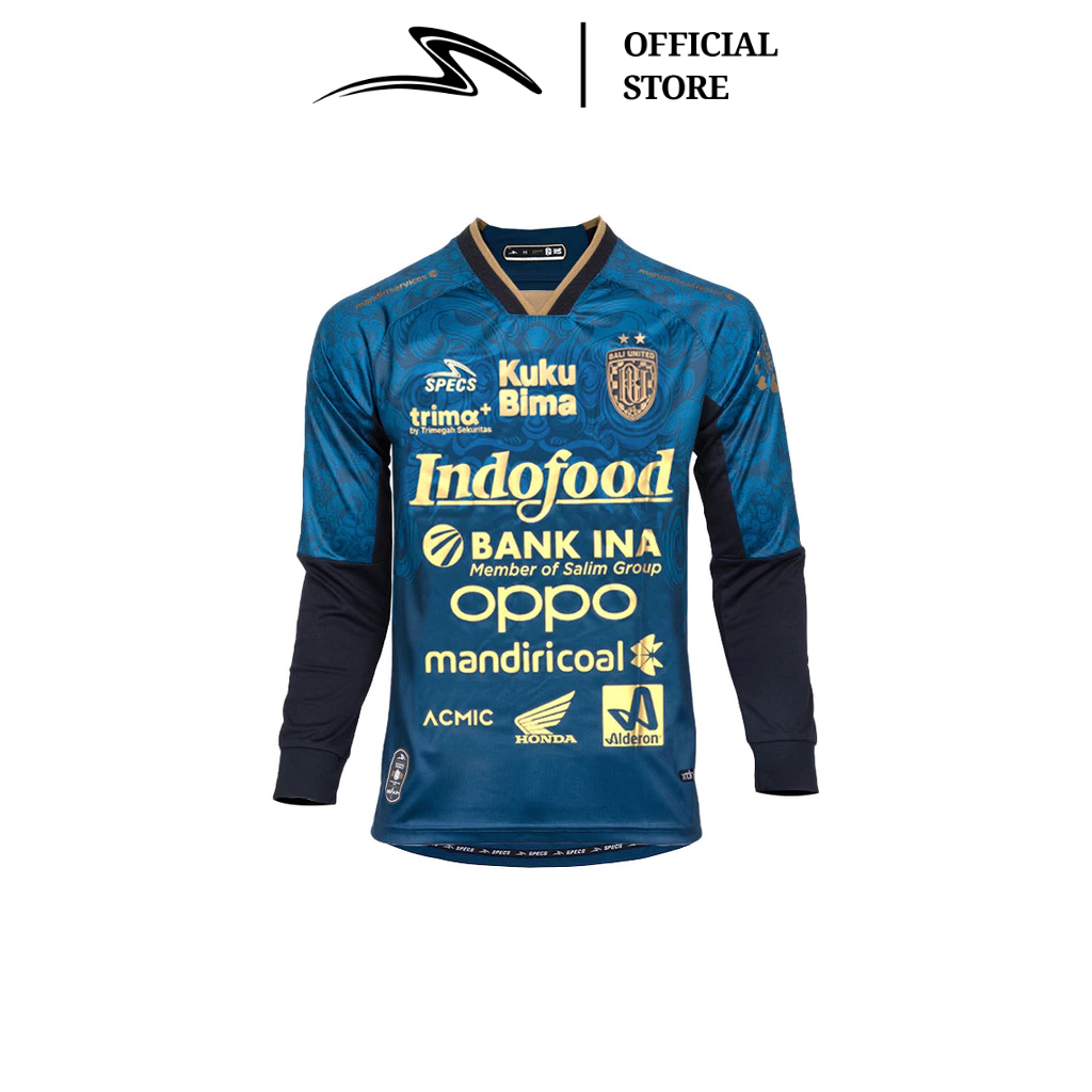 SPECS BALI UNITED FC GK AWAY LS JERSEY 24 NAVY SPE2010137
