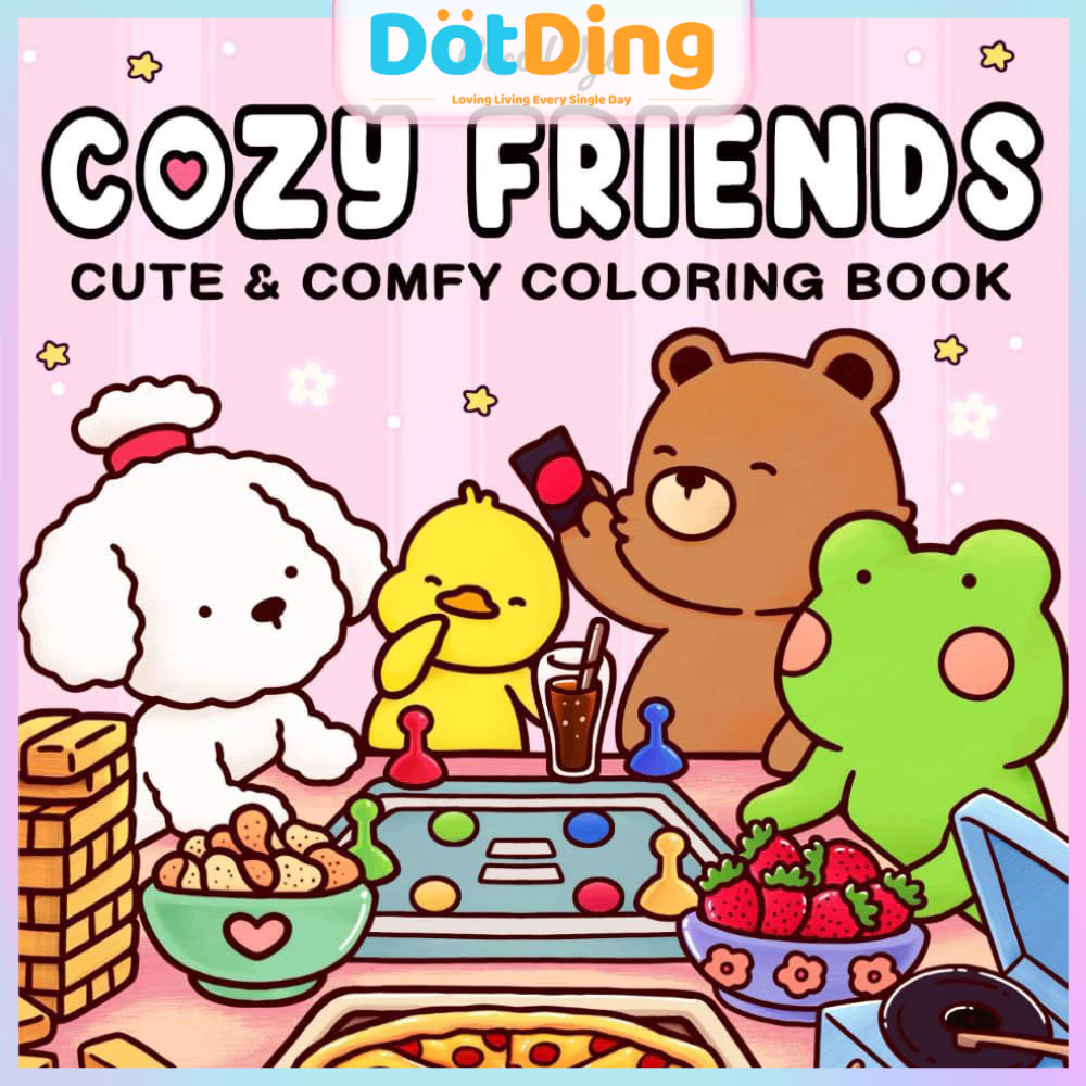 

[DOTDING] Buku Mewarnai Anak Edukasi 46/56 Gambar Kartun - Kertas Tebal 100GSM Anti Robek/Cute