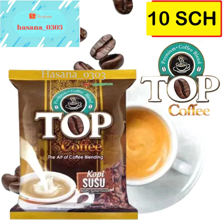 

Top Coffee Kopi Susu [ 10 SACHET ]