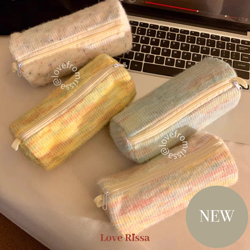 

RB [RISSA] Pouch Sora Coquette Cute Pencil Pouch Kecil Tempat Pensil Lucu Kotak Pensil Tempat Makeup