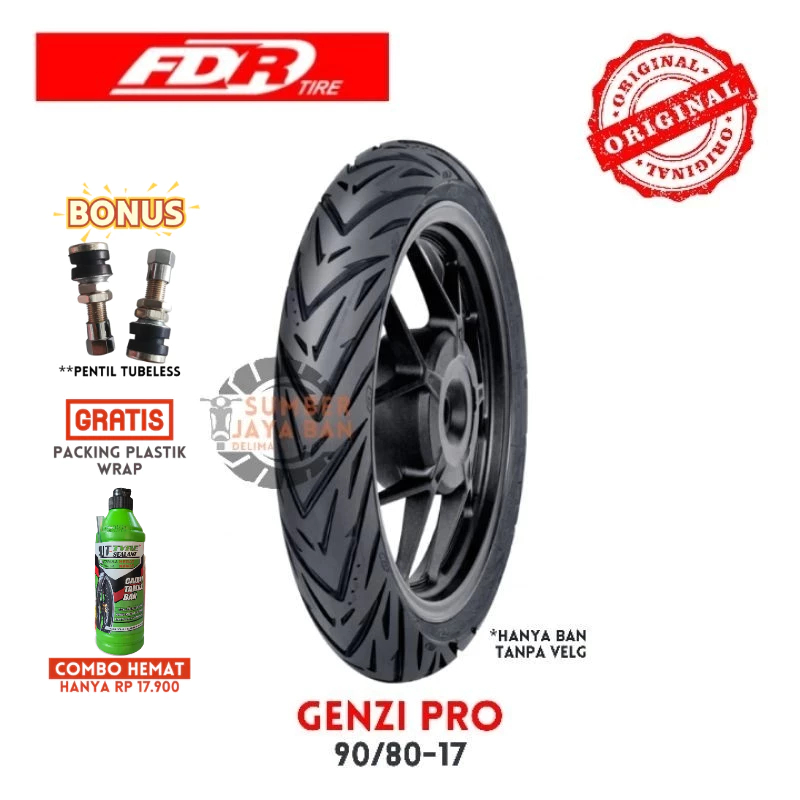 FDR Genzi PRO 90/80-17 Tubeless Ring 17 90/80 Tubles