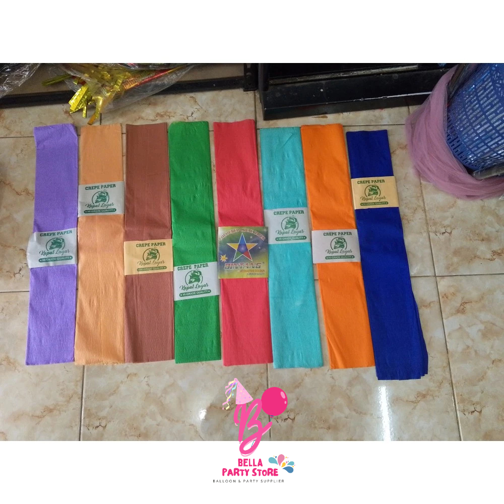 

kertas jagung | kertas krep | kertas hiasan ulang tahun kerajinan
