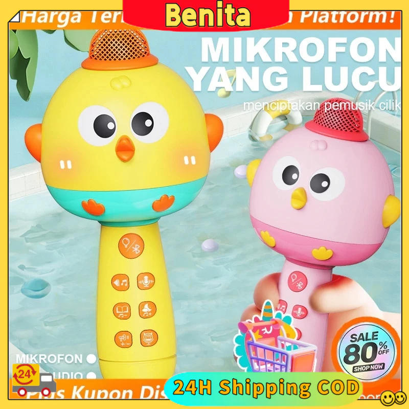 Terlaris MURAH CODIndonesia Mikrofon speaker kecil anak mikrofon terintegrasi anak karaoke