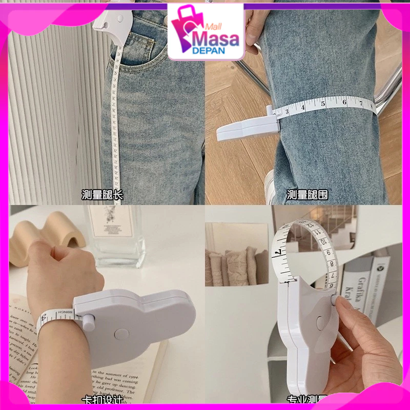 

MMD Meteran Badan 152Cm Meteran Gulung Putar Otomatis Alat Ukur Badan Y Type Ergonomis Untuk Fitness Alat Pengukur Lingkar Tubuh