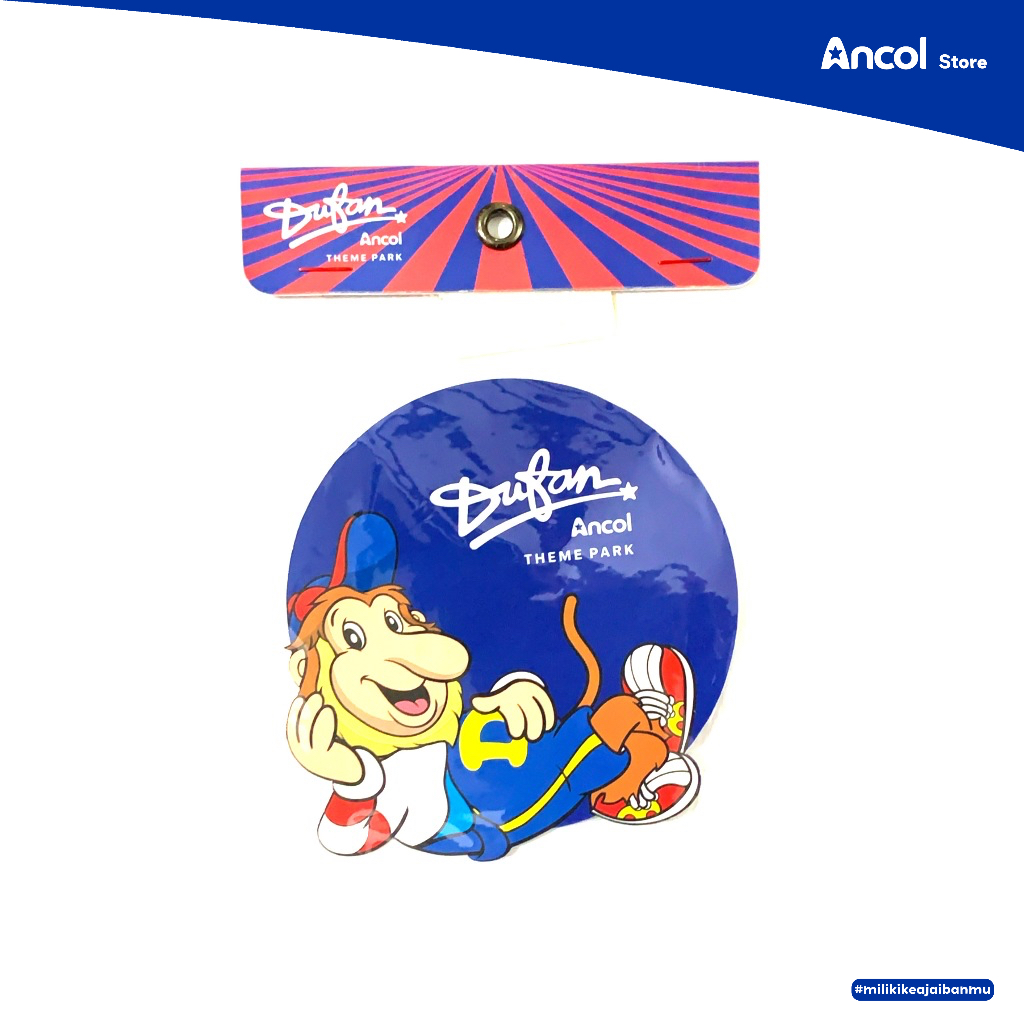 Ancol Stiker Mobil Motor Dufan Theme Park Exclusive | Official Merchandise