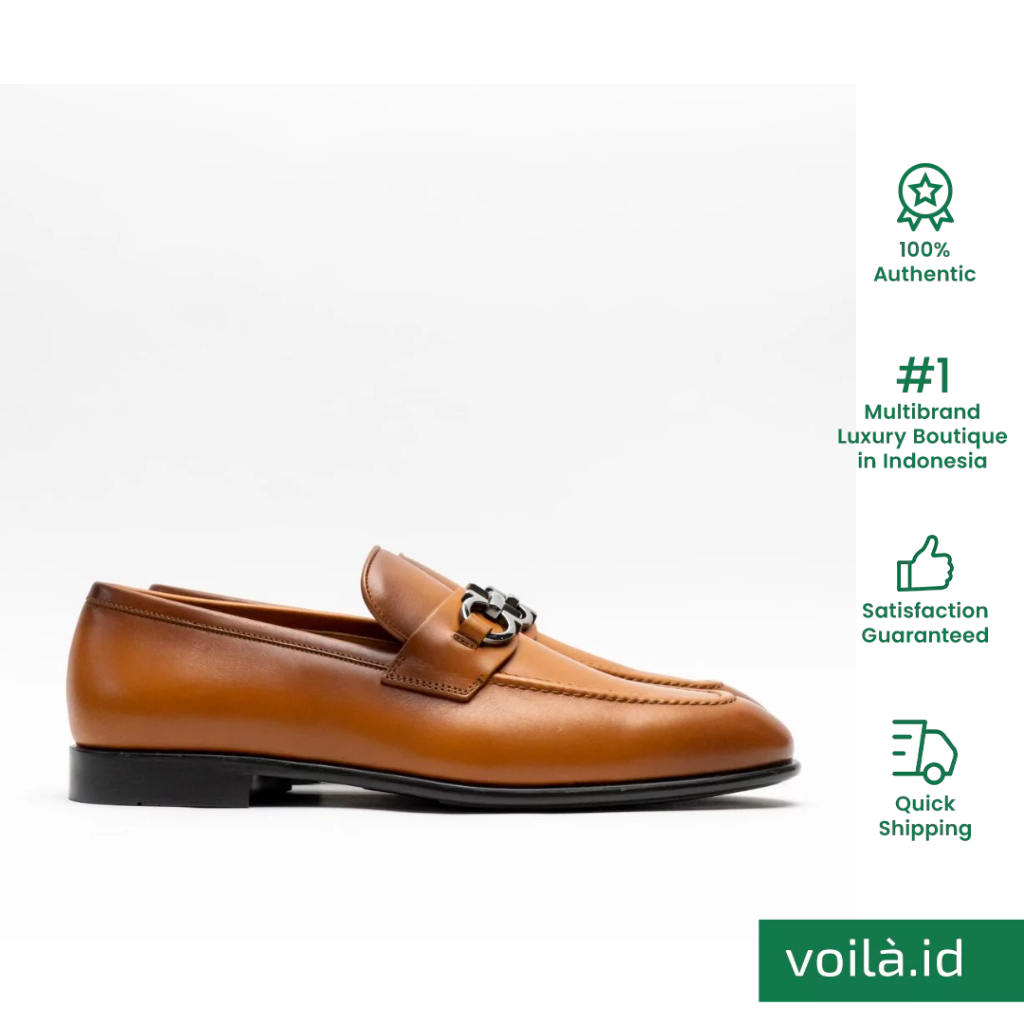 [12.12 Dealcember] Foster Calfskin Penny Loafers Vicuna Cookie