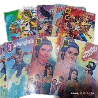 komik indonesia cergam aneka tema hc andersen wayang ra kosasih petruk superhero romantis jadul lang