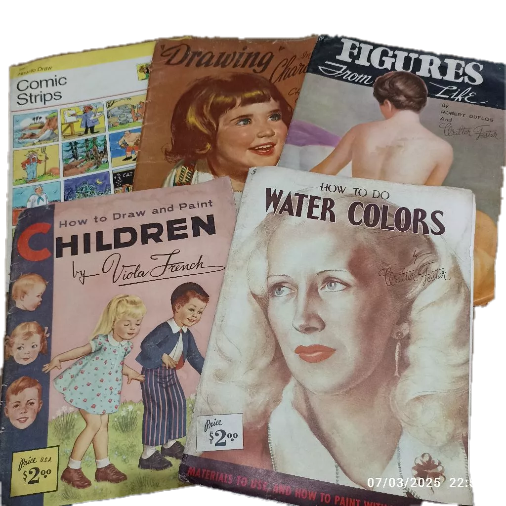 Buku ketrampilan menggambar how to draw create manga komik melukis air brush bahasa inggris