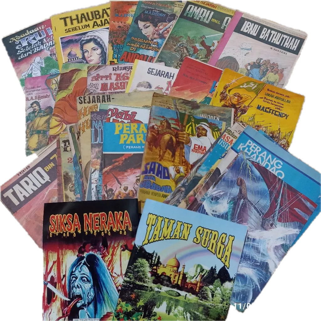 Komik indonesia lama religi islam jadul cergam surga neraka nabi sejarah