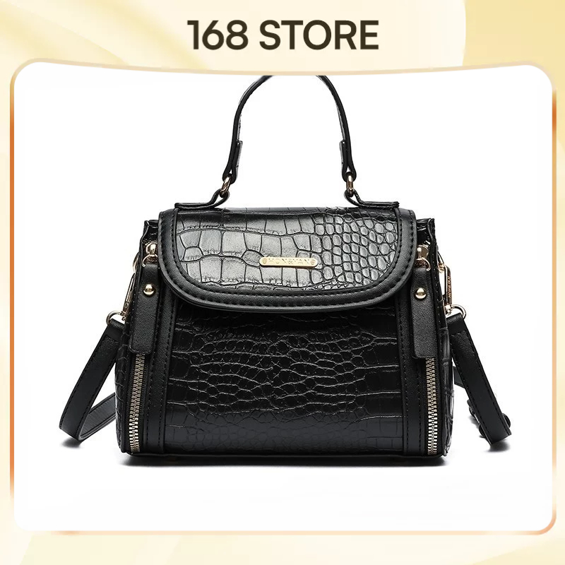 Tas Wanita Miya Handbag Tas Selempang Wanita Kekinian Kulit Croco Tali Panjang 2in1 Import HY Bag