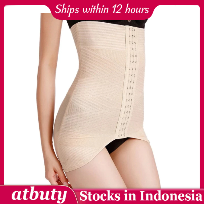 【atbuty】High Waist Trainer Tummy Control Breathable Sports Belt Women Body Shaper Postnatal Recovery
