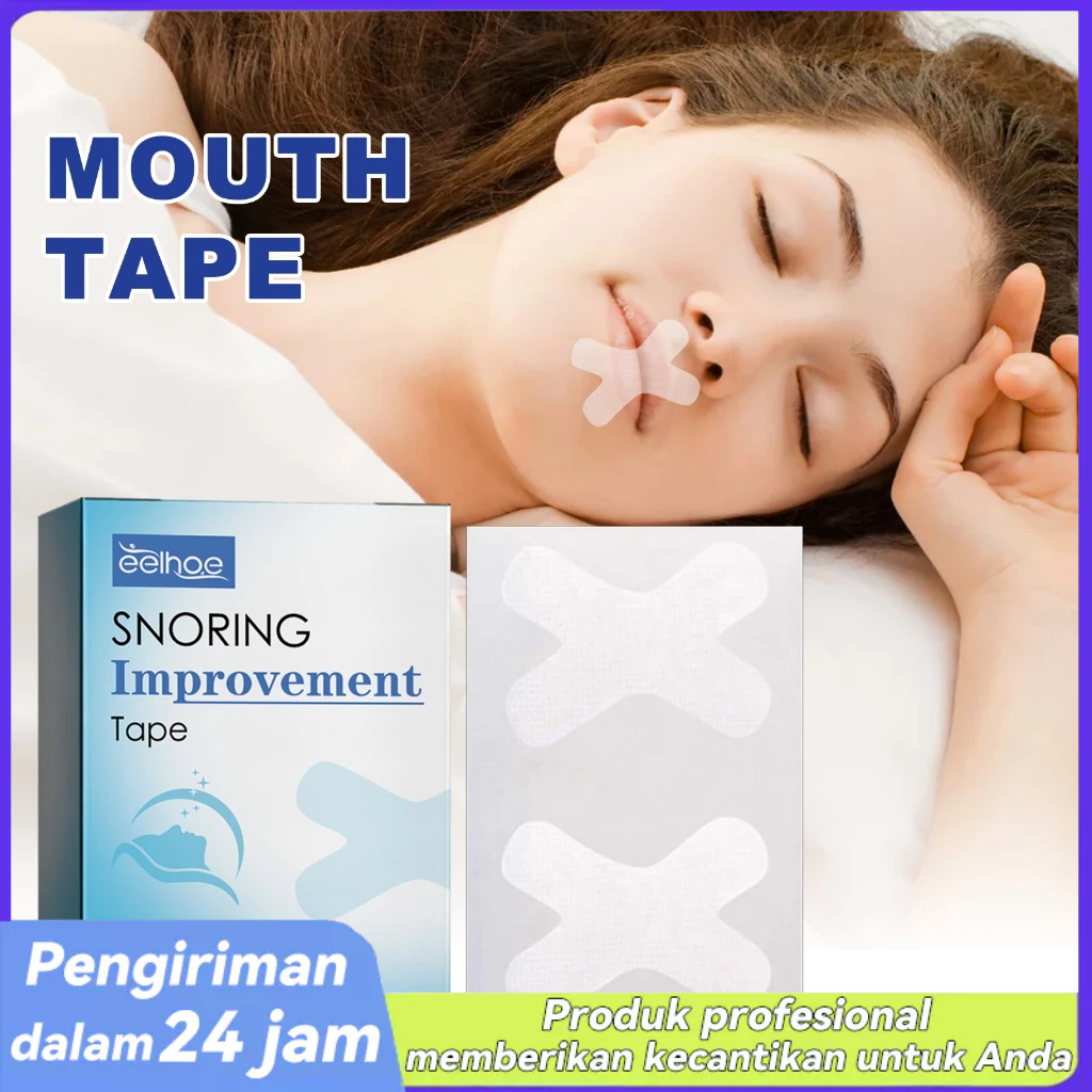 EELHOE Plester Anti Ngorok 120pcs - Alat Hentikan Dengkuran, Strip Anti Mendengkur untuk Tidur Nyeny
