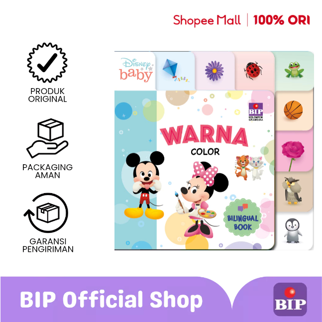 BIP - Disney Baby Warna (Bilingual Book)