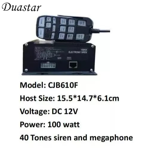 MODUL SIRINE PATWAL CJB 610B 610F EMERGENCY HORN | SIRINE POLISI | KLASON POLISI | SIRINE PATWAL | T