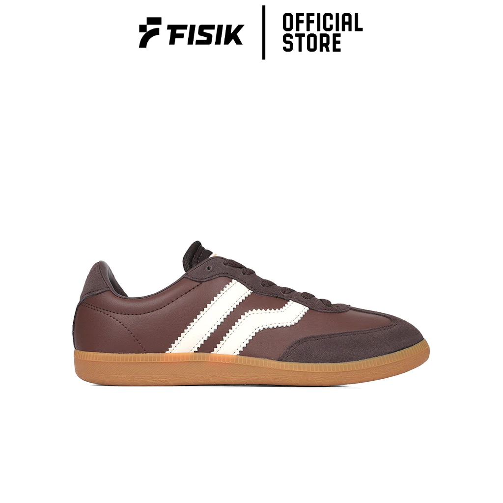 PIERO SEPATU SNEAKERS PRIA GRAND LONDON PRM BROWN/OFF WHITE/GUM PIE1000201