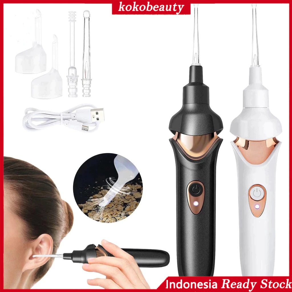 Alat Pembersih Telinga Sedot Elektrik Bayi Isi Ulang Korek Kuping Led Anak-anak Alat Sedot Kotoran T