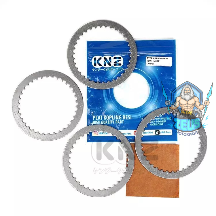 Besi Plat Kopling HONDA CBR 150 - CBR150 NEW - CBR 150R LED (4 PCS) (KGH) KNZ (ZEUS)