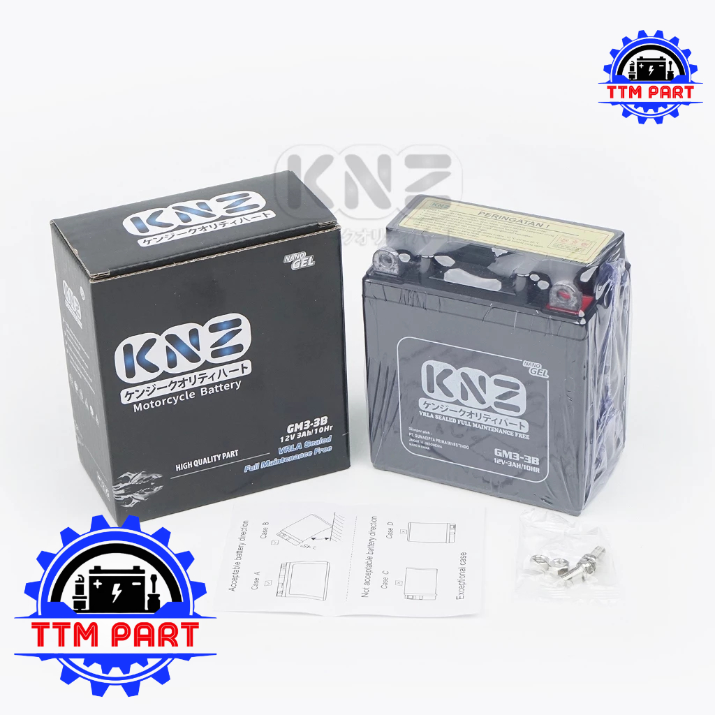 ACCU GL MAX / GL PRO / SATRIA HIU / SATRIA LUMBA / RXK / NINJA 150R / NINJA SS GM3-3B 1.05 KG PLT:98