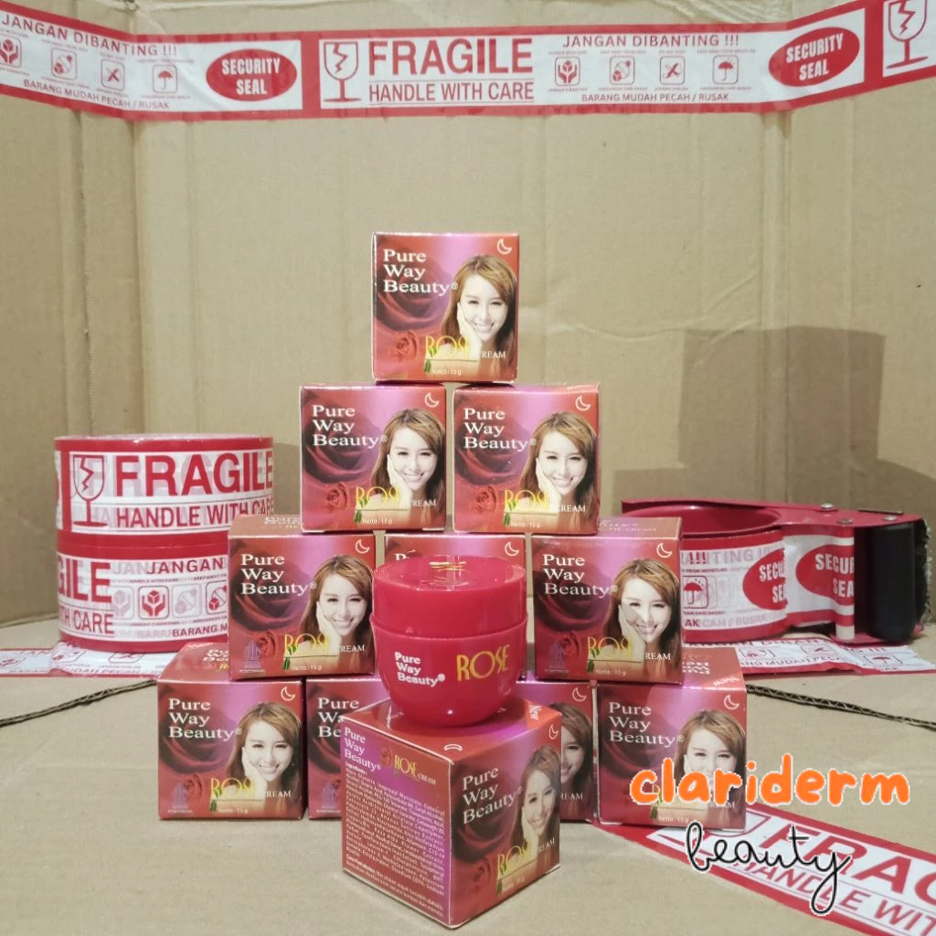 Pure Way Beauty Rose Krim Malam BPOM