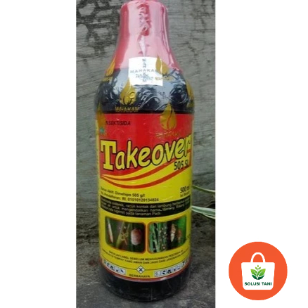 INSEKTISIDA TAKEOVER 505 SL 500 ML - Obat Hama Wereng Batang Padi & Penggerek Batang Ampuh Original 