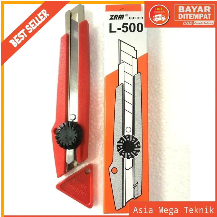 

Cutter ZRM L 500 / Cutter Kenko Merah / Pisau Besar Kenko Murah