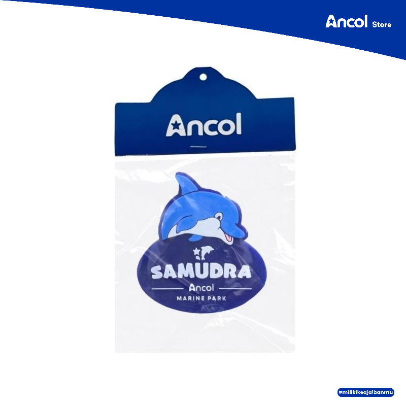 Ancol Magnet Rubber Dolphin Samudra | Magnet kulkas | Magnet Karakter | Official Merchandise