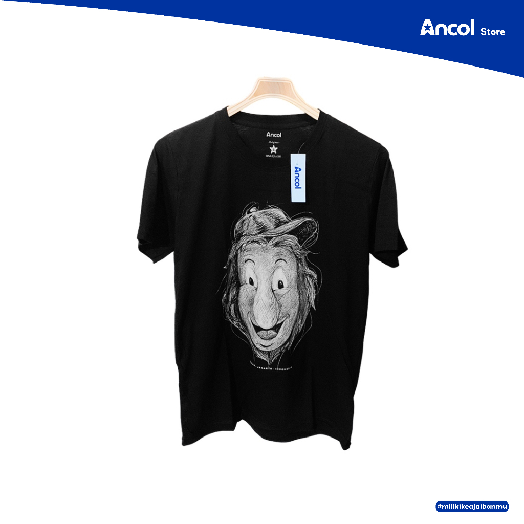 Ancol Baju kaos Dewasa Karakter  Dufan Sketch | Official Merchandise