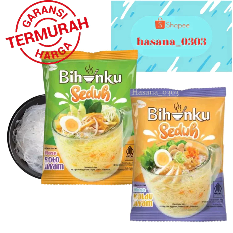 

Bihunku SEDUH 1 Bungkus @ 24 Gram [ Soto Ayam, Kaldu Ayam ]