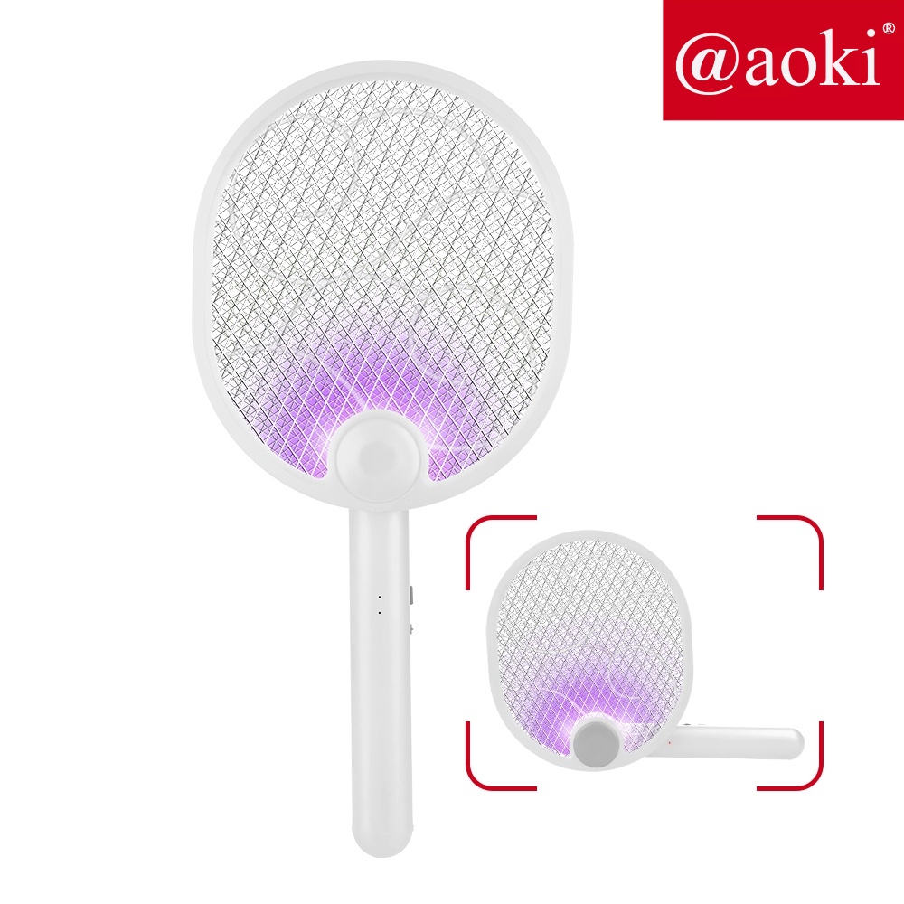 Raket Nyamuk Aoki 2 in 1 - Elektrik LED 8W
