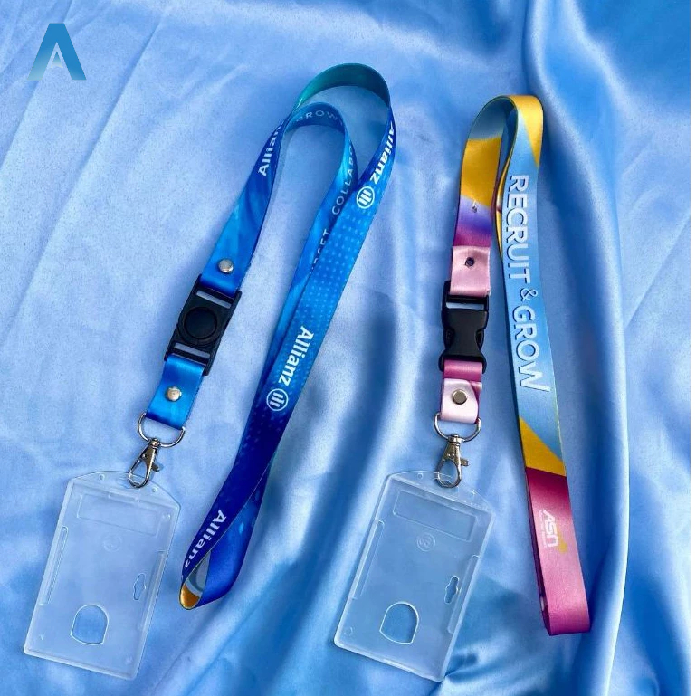 

LANYARD PRINTING CARD HOLDER CUSTOM NAMA/LOGO KUALITAS TERBAIK