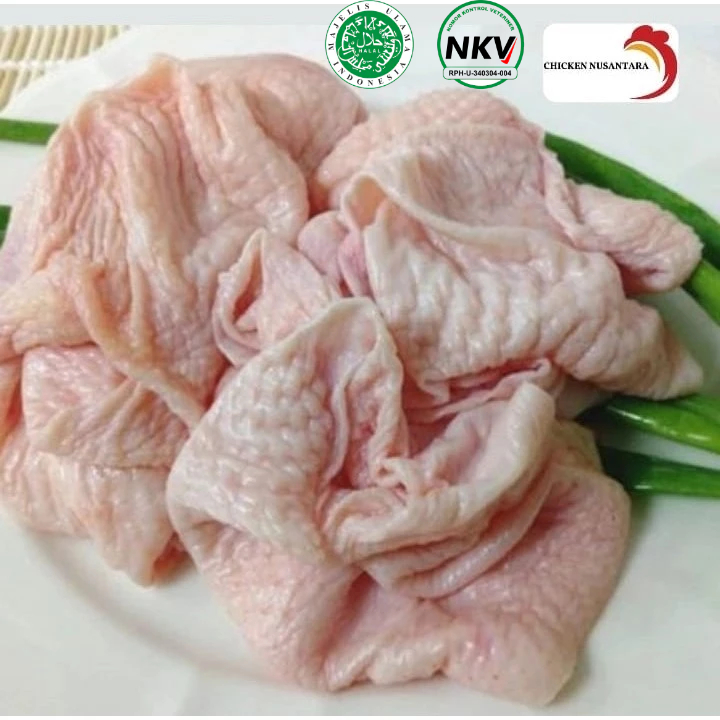 

TERMURAH Kulit ayam bersih campur (paha dan dada) fresh dan frozen