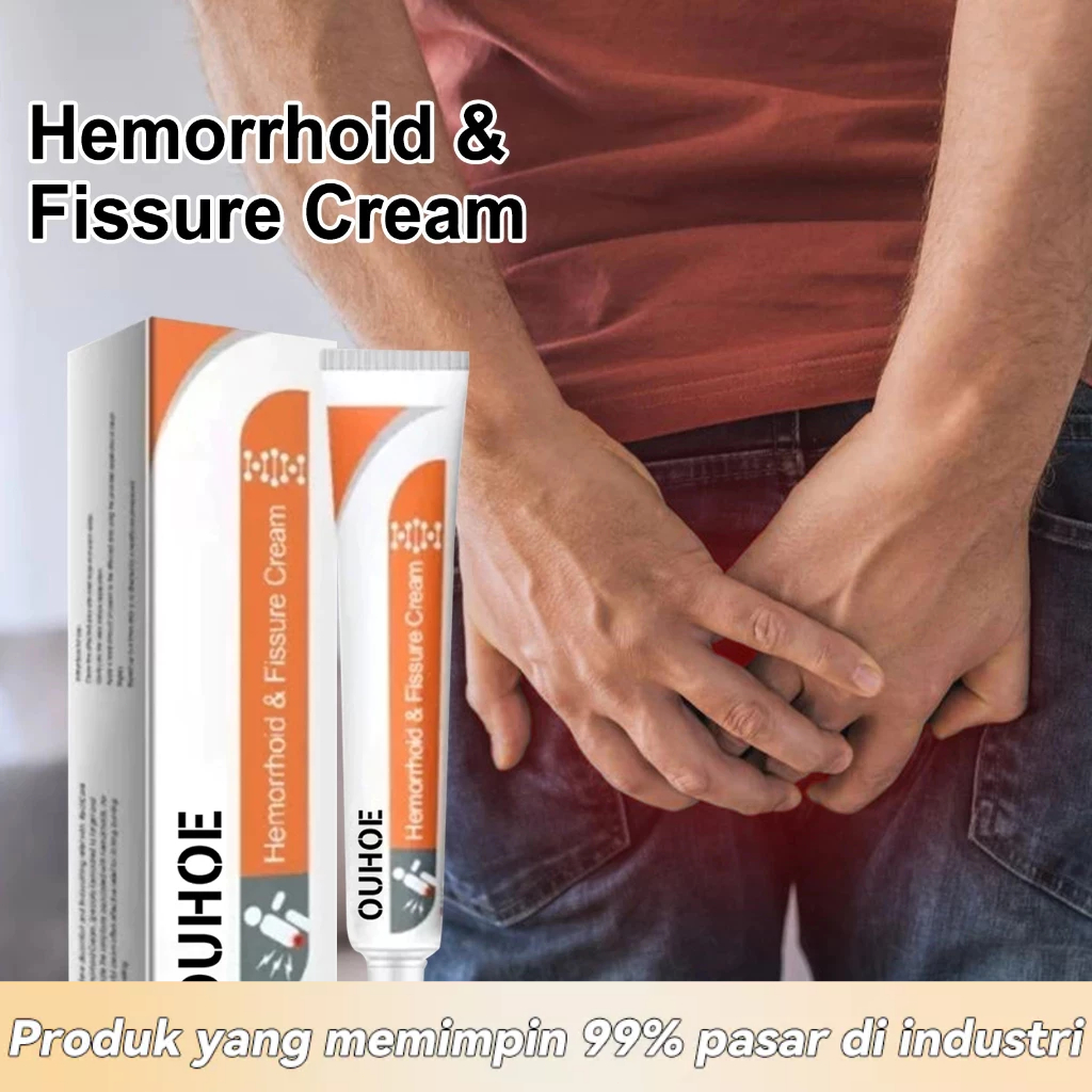 OUHOE Salep Wasir Cepat Sembuh - Krim Eksternal Pereda Nyeri Wasir, Obat Ambeien Berdarah & Gatal An