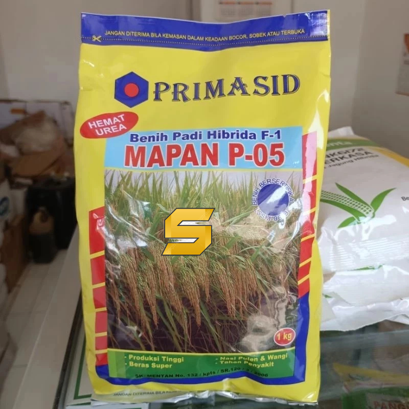 

PROMO DISKON!! BENIH PADI MAPAN P 05 HIBRIDA UNGGUL KUALITAS 1kg