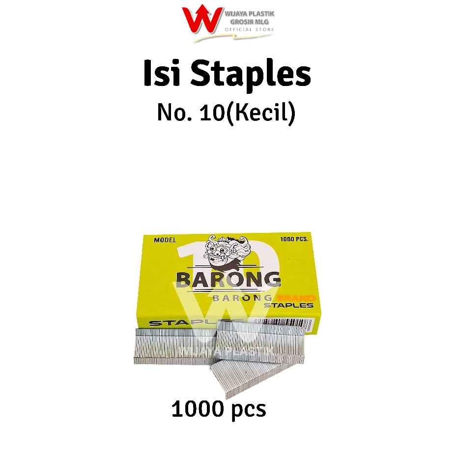 

[PROMO] Isi Staples Kecil No.10 - 1M --- 1000pcs @Pack | no 10 isi stapler ekonomis murah pack
