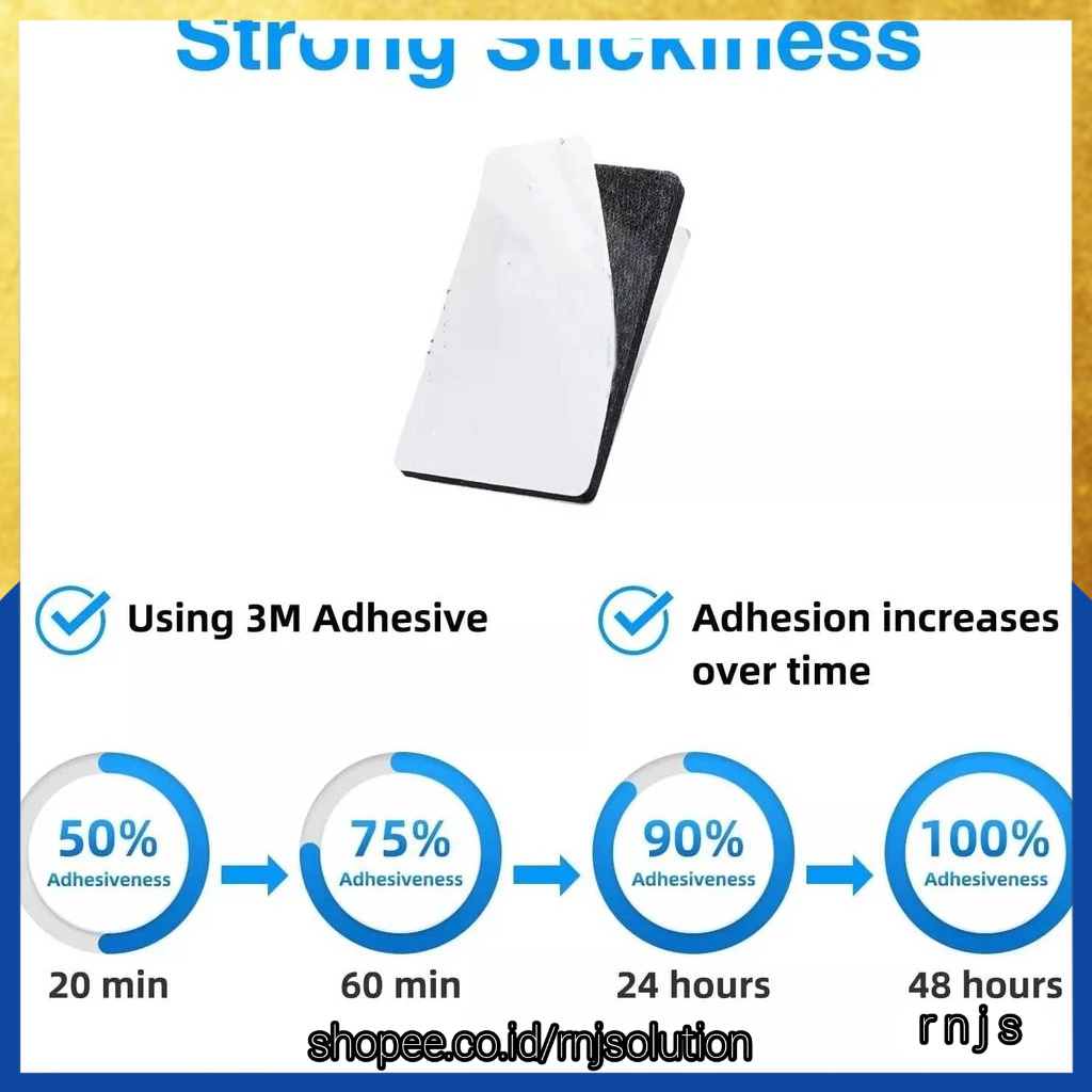 

VHB Double Tape Foam 1.5mm Thick Perekat Tanpa Bekas 20 PCS - 9448A ele